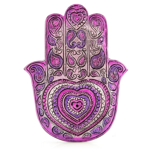 Hamsa Heart Incense Burner - Main Image