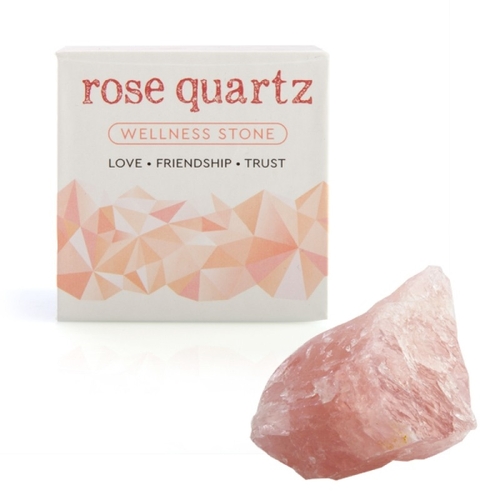 Raw Rose Quartz Wellness Stone - Main Image