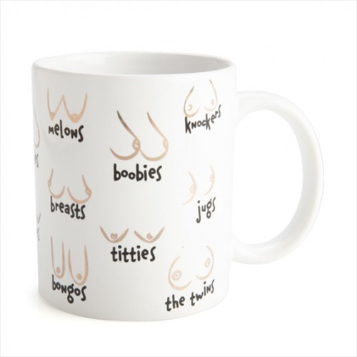 Boobs Metallic Ceramic Mug - Main Image