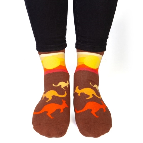 Kangaroo Feet Speak Socks - Main Image