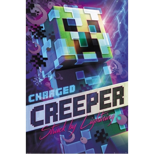 Minecraft Charged Creeper - Poster - Main Image