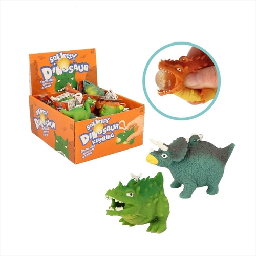 Squeezy Dino Keyring - SENT AT RANDOM - Main Image