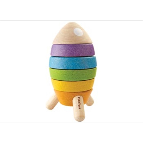 PlanToys - Stacking Rocket - Main Image