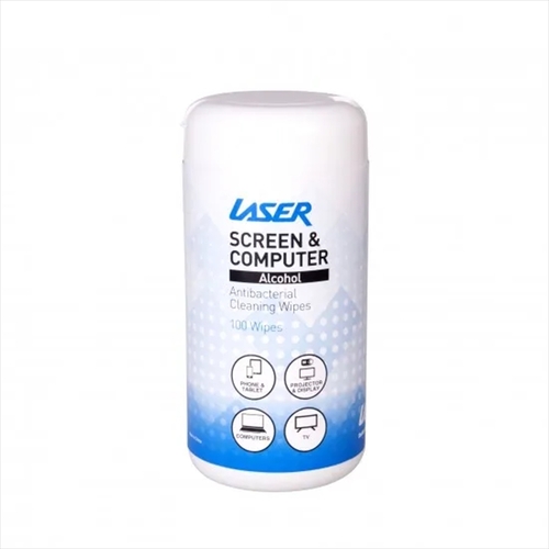 Laser Clean 100 Alcohol Cleaning Wipes - Main Image