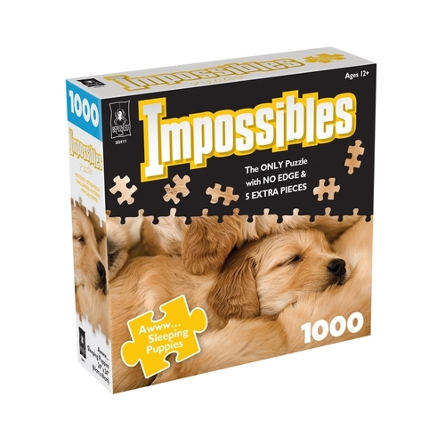Aww Sleeping Puppies 1000 Piece Puzzle - Main Image