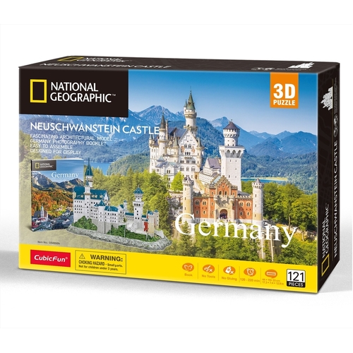 National Geographic Germany Neuschwanstein Castle - 128 Piece - Main Image