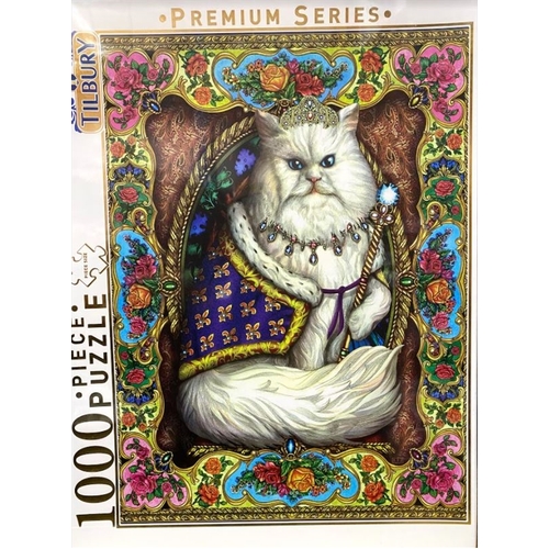 Regal Cat Comical Animals 1000 Piece Puzzle - Main Image