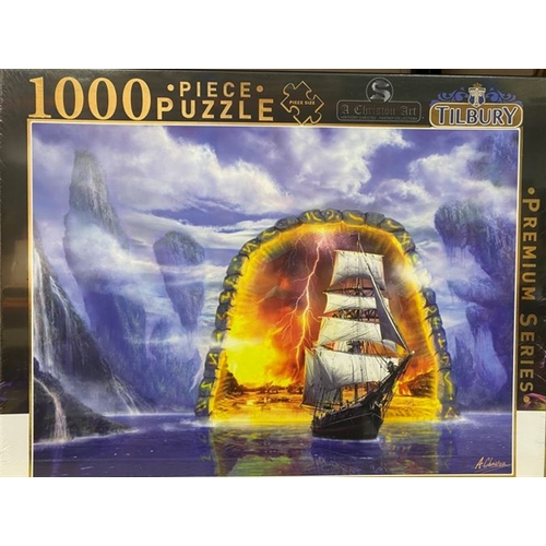 Tall Ship Portal 1000 Piece Puzzle - Main Image