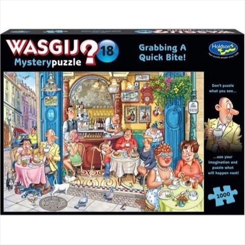 Wasgij Mystery 18 Quick Bite 1000 Piece Puzzle - Main Image