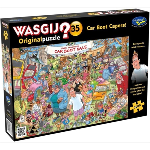 Wasgij Puzzle 1000 Piece - Original 35 - Car Boot Capers - Main Image