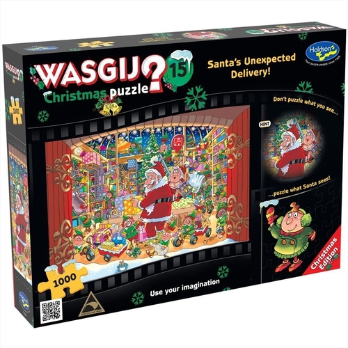 Wasgij 1000 Piece Puzzle Christmas: # 15 Santa's Unexpected Delivery - Main Image
