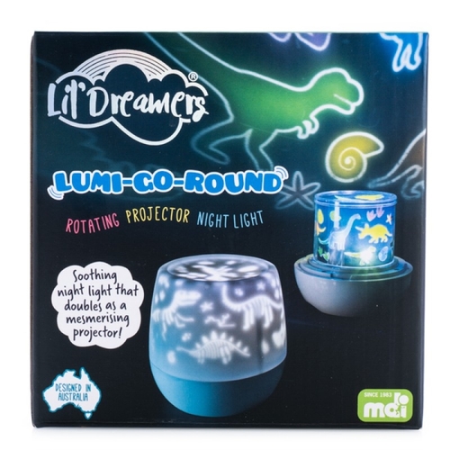 Lil Dreamers Lumi-Go-Round Dino Rotating Projector Light - Main Image