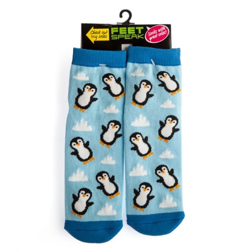 Penguin Feet Speak Socks - Main Image