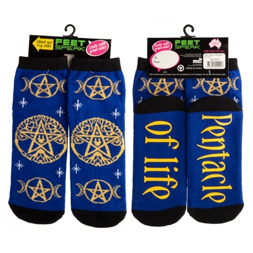 Pentacle Feet Speak Socks - Main Image