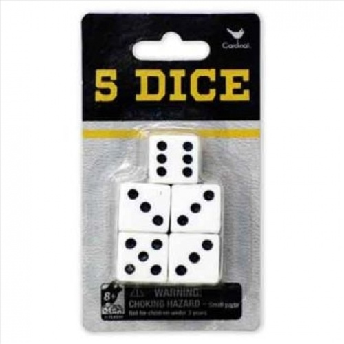 Classic Games Pack Of 5 Dice - Main Image