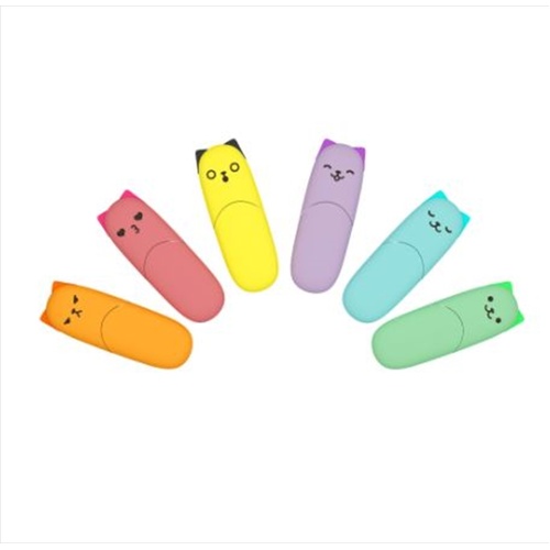 Mustard – Kiity Cat Highlighters Set of 6 - Main Image