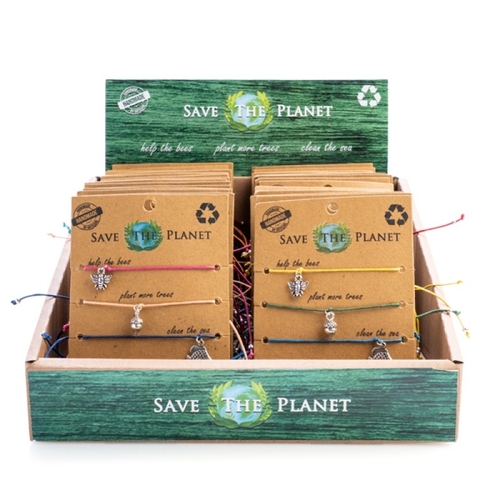 Save Our Planet Charm Bracelet Set  (SENT AT RANDOM) - Main Image