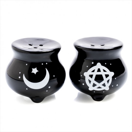 Witches Cauldron Salt Pepper Set - Main Image
