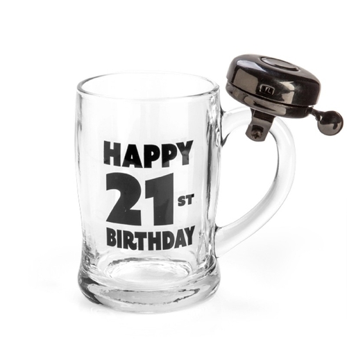 Happy 21st Birthday Bell Mug - Main Image