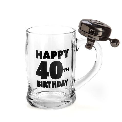 Happy 40th Birthday Bell Mug - Main Image