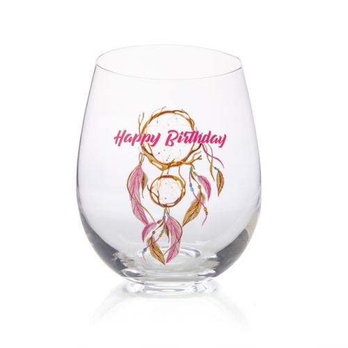 Happy Birthday Tallulah Dream Stemless Glass - Main Image