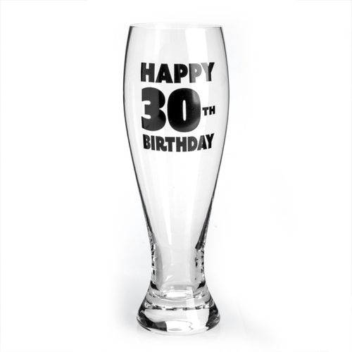 30th Birthday Pilsner Glass - Main Image