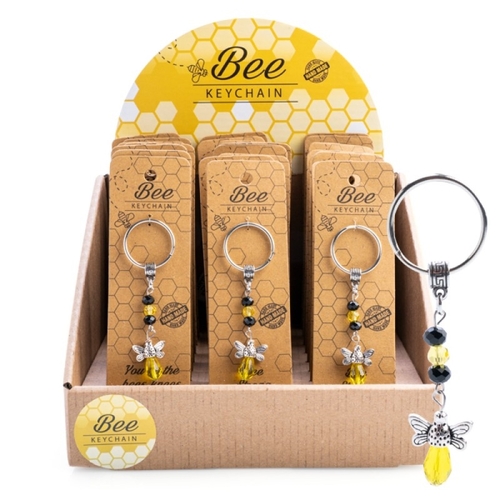 Keychain Crystal Bee (SINGLE ITEM) - Main Image