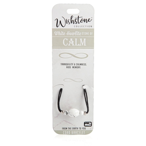 Wishstone Collection White Howlite Cord Bracelet - Main Image