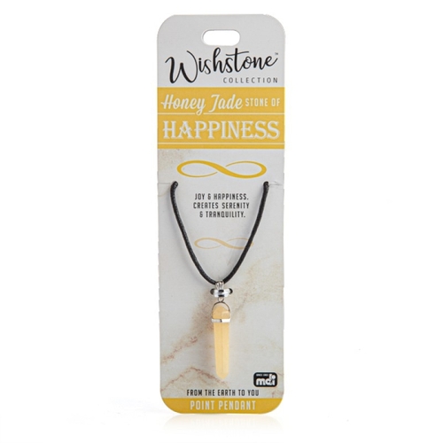 Wishstone Collection Honey Jade Point Pendant - Main Image
