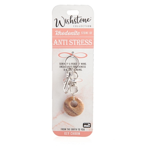 Rhodonite Key Charm - Main Image