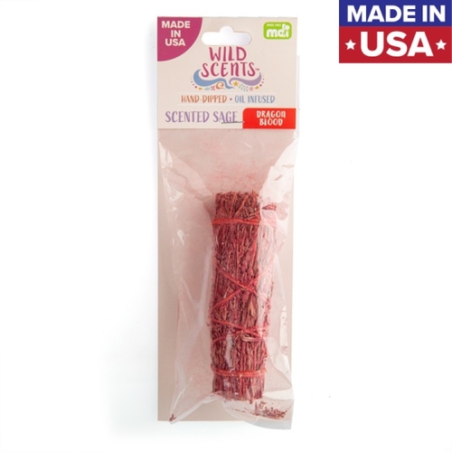 Wild Scents Dragon Blood Sage Smudge Stick - Main Image