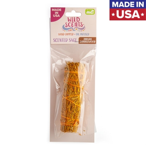 Wild Scents Indian Sandalwood Sage Smudge Stick - Main Image