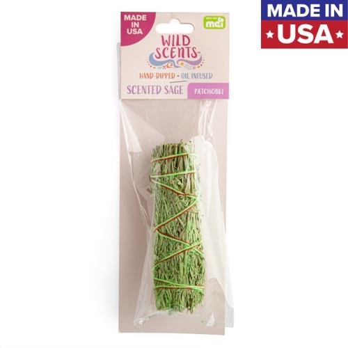 Wild Scents Patchouli Sage Smudge Stick - Main Image