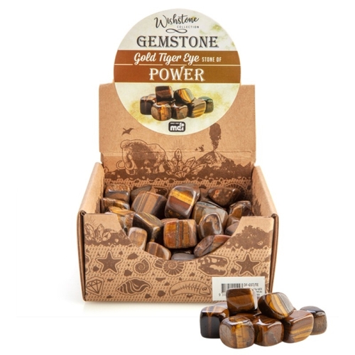 Gemstone Tumbled Gold Tiger Eye (SENT AT RANDOM) - Main Image