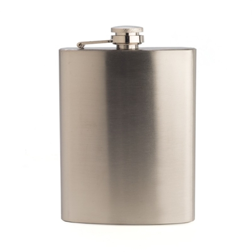 Plain Metal Flask - Main Image