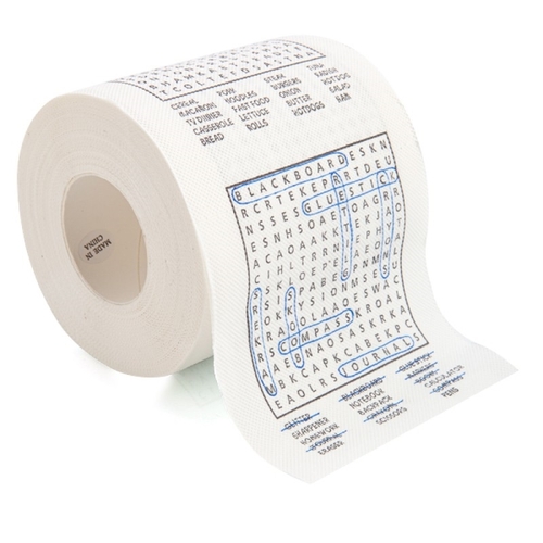 Word Search Toilet Paper - Main Image