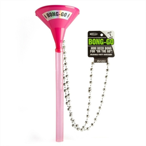 Pink Beer Bong Necklace - Main Image