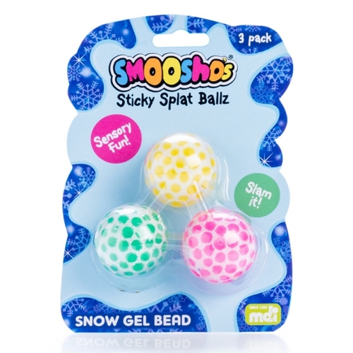 Smoosho's Snow Gel Bead Sticky Splat Ballz - Set of 3 - Main Image