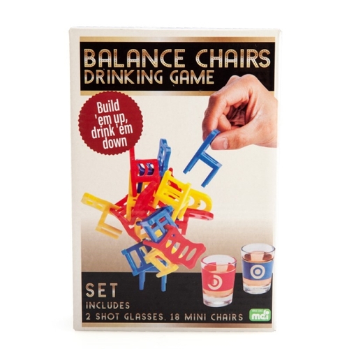 Balancing Chairs Drinking Game - Main Image
