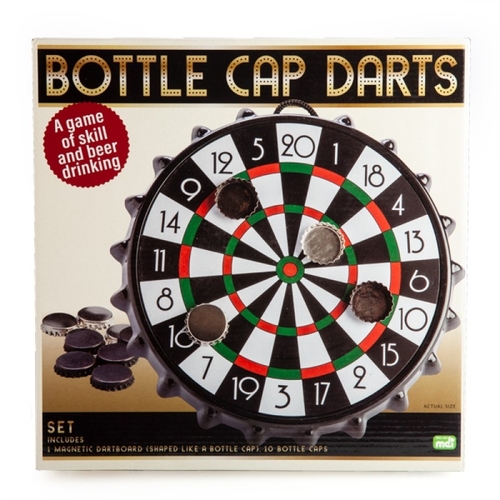 Magnetic Bottle Cap Darts Game - Main Image