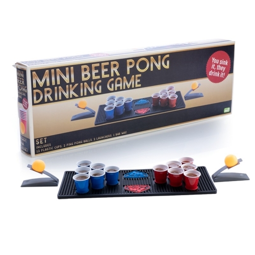 Mini Beer Pong Drinking Game - Main Image