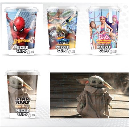 Puzzle Cups Assorted 48 Piece (SENT AT RANDOM) - Main Image