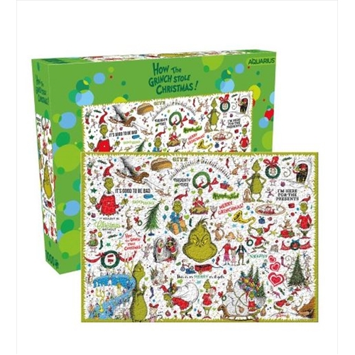 Grinch Collage 1000 Piece Puzzle - Main Image