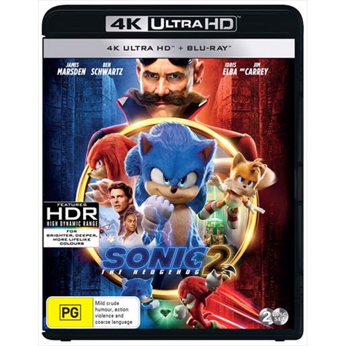 Sonic The Hedgehog 2 | Blu-ray + UHD UHD - Main Image