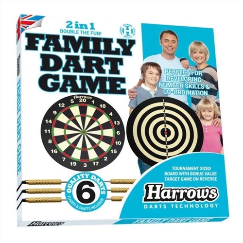 Family Dartboard 2 In 1 Game - Main Image