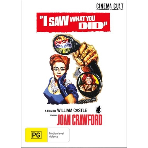I Saw What You Did | Cinema Cult DVD - Main Image