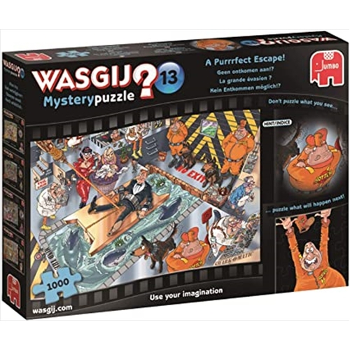 Wasgij 1000 Piece Puzzle - Mystery A Purr-Fect Escape - Main Image