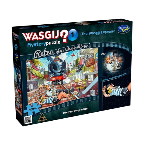 Wasgij 500 Piece Puzzle - Mystery Retro Masgik Express - Main Image