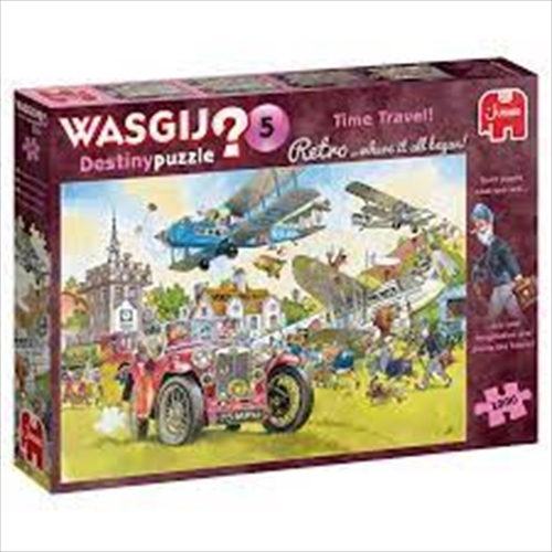 Wasgij 1000 Piece Puzzle - Destiny Retro Time Travel  (JUMBO) - Main Image