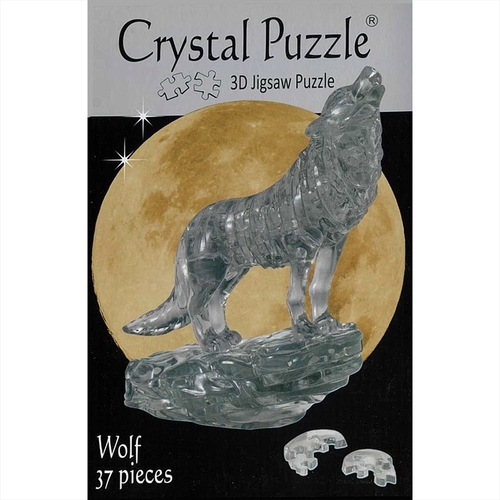 Black Wolf 3D Crystal Puzzle - Main Image